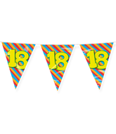 Vlaggenlijn 18 Jaar Gekleurd 10m